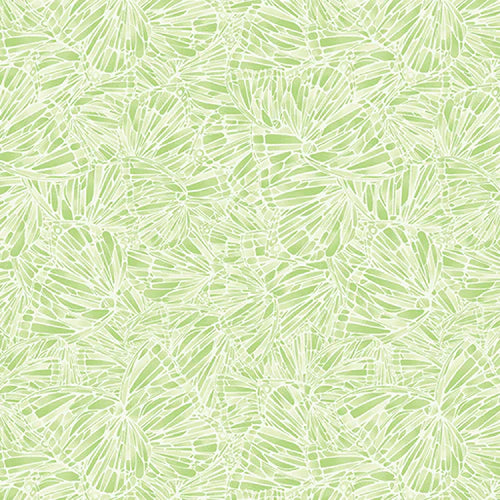 Stained Glass Wings Lt.Green Fabric Yardage
