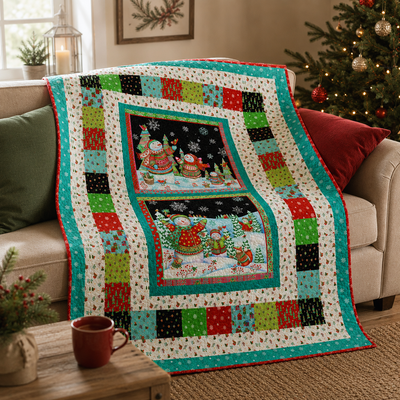 Snowman Party Quilt Kit