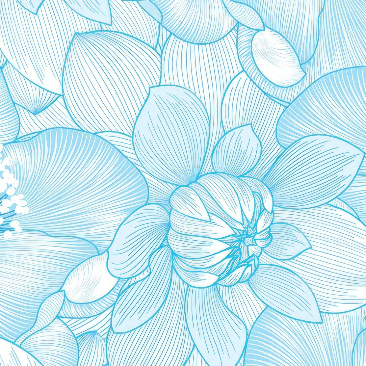 Poppies Water Fabric Yardage