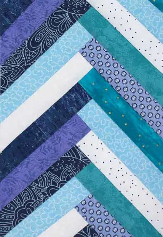 Braid Template uses 1" to 3" strips - image 3 - quilting supply from Quilted Joy