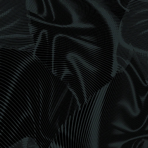 Echo Black Fabric Yardage - quilt fabric for sewing and quilting projects