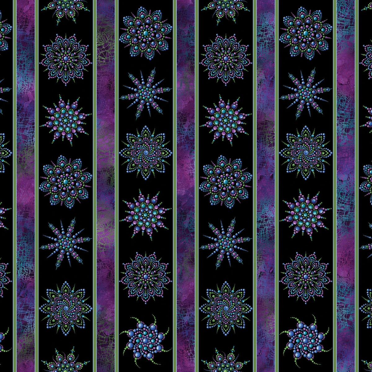 Dragonfly Wonder Border Print Fabric Yardage - quilt fabric for sewing and quilting projects