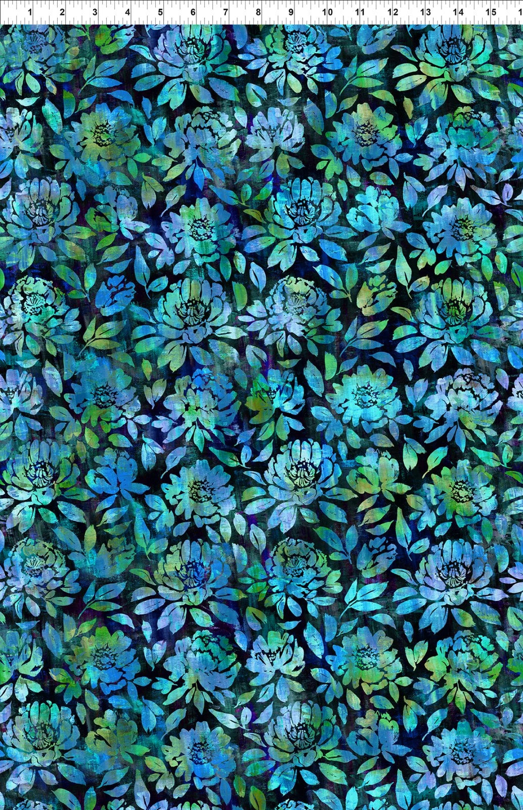 Halcyon II Blue Blooms Fabric Yardage