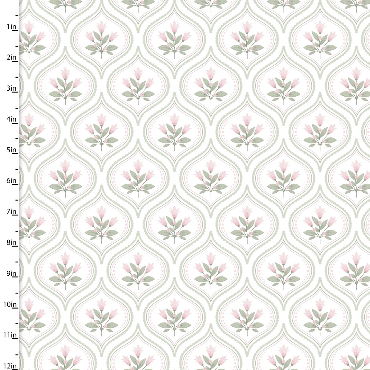 Sweet Woodland White Petal Dreams Fabric Yardage