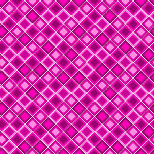 Square One Fuschia Fabric Yardage