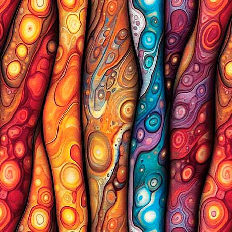 Dreamweaver Multi Color Flow Fabric Yardage at Quilted Joy