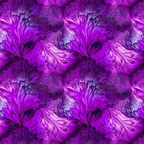 Dreamweaver Purple Foilage Fabric Yardage at Quilted Joy