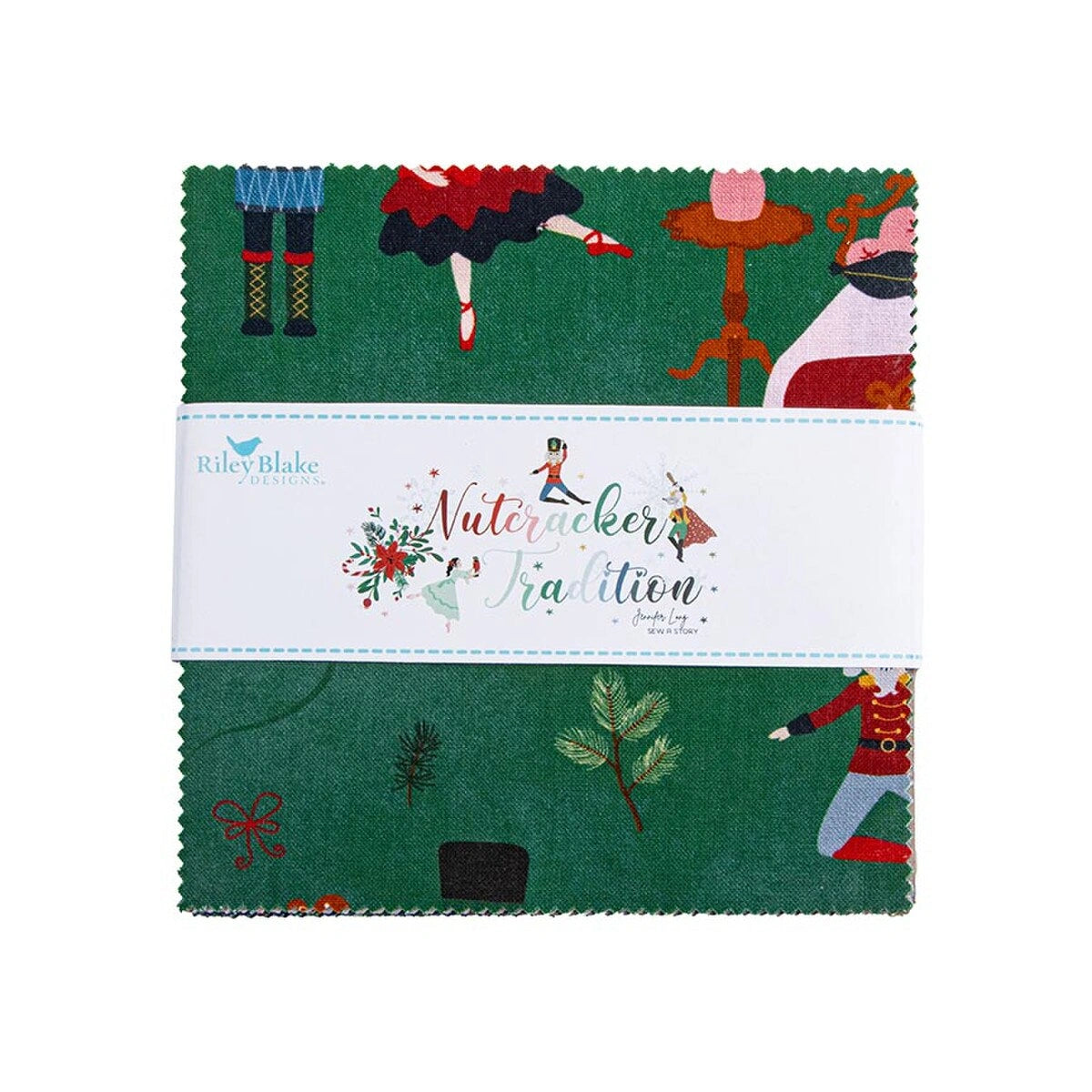 Nutcracker Tradition 5" Stacker - quilting supply from Quilted Joy