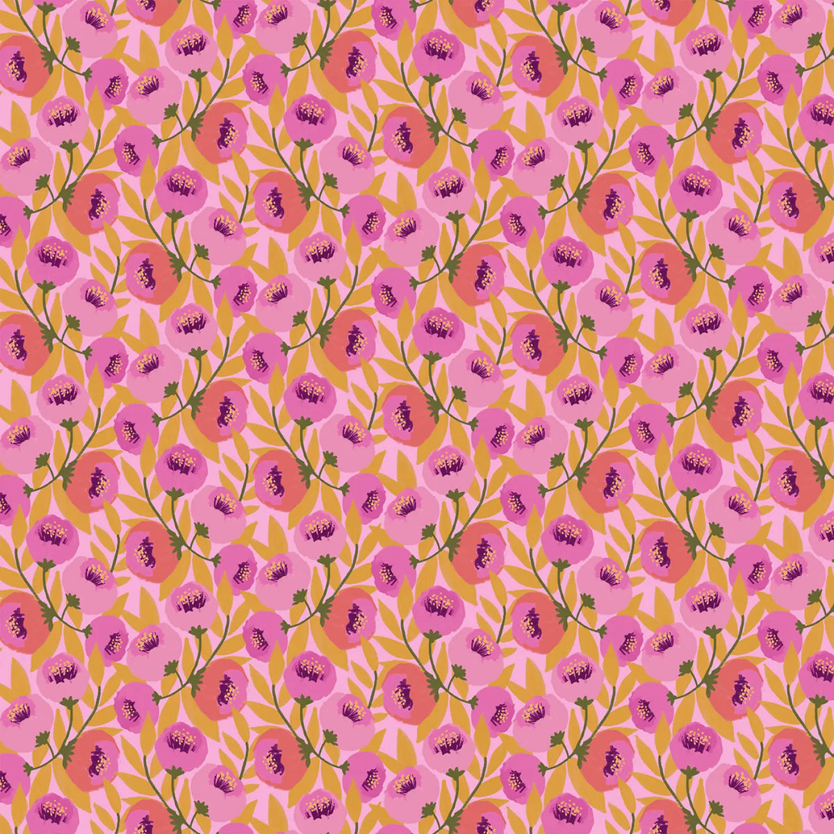 Dayspring Garland Pink Yardage