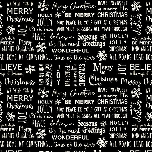 Believe In Magic Flan GunMetal Fabric Yardage - quilt fabric for sewing and quilting projects
