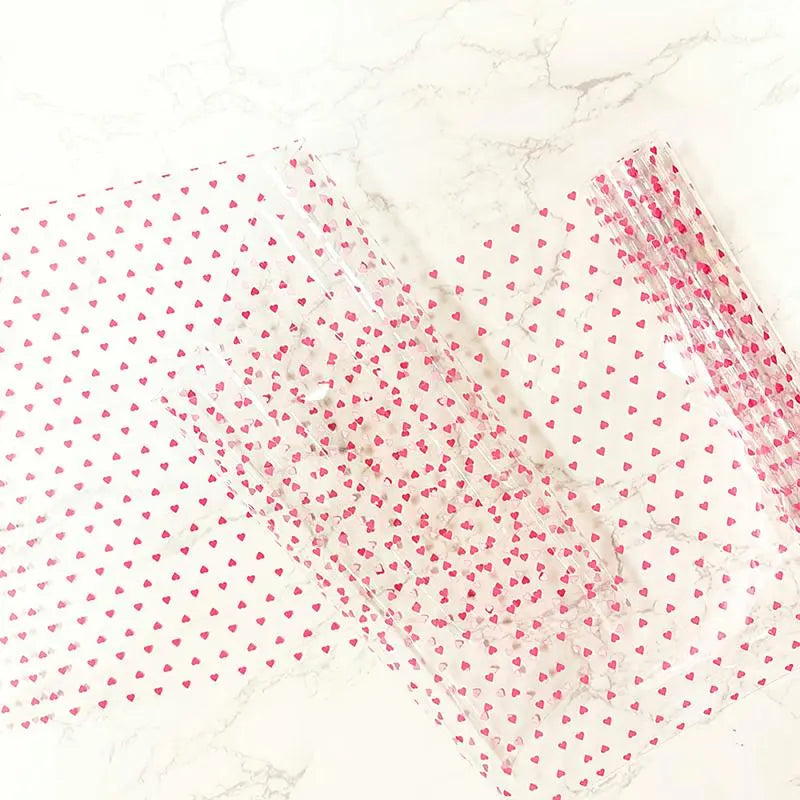 Clear Tiny Hearts Vinyl