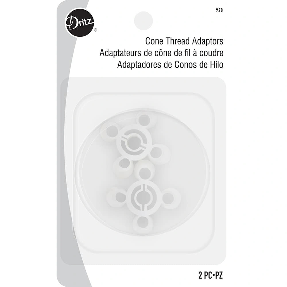 Dritz Cone Thread Adaptors 2ct - image 2 - quilting thread for machine and hand quilting