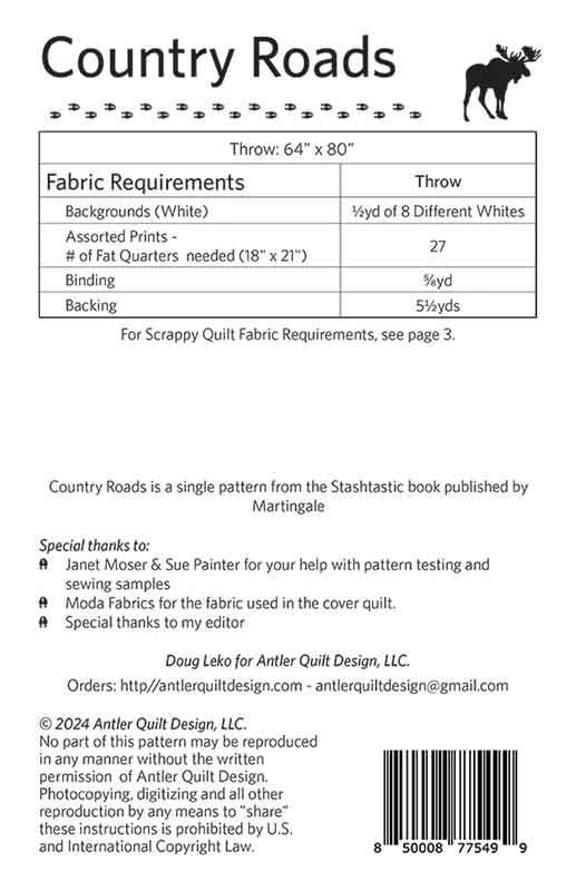 Country Roads Quilt Pattern - image 2 - quilting pattern with step-by-step instructions