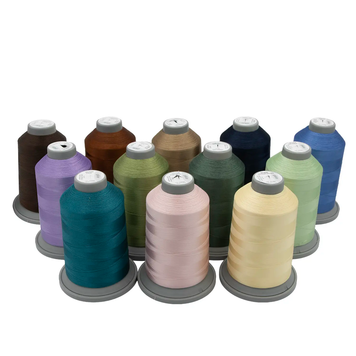 Angela Huffman Essentials Glide Thread Bundle 5000m 12 color collection