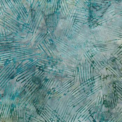 HydroHue Gray Multi Textured Lines Batik Fabric Yardage