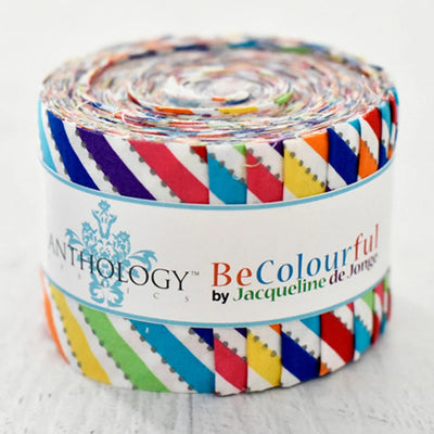 Be Colourful Candycane Multi (Bias) 2.5" Strips 26ct
