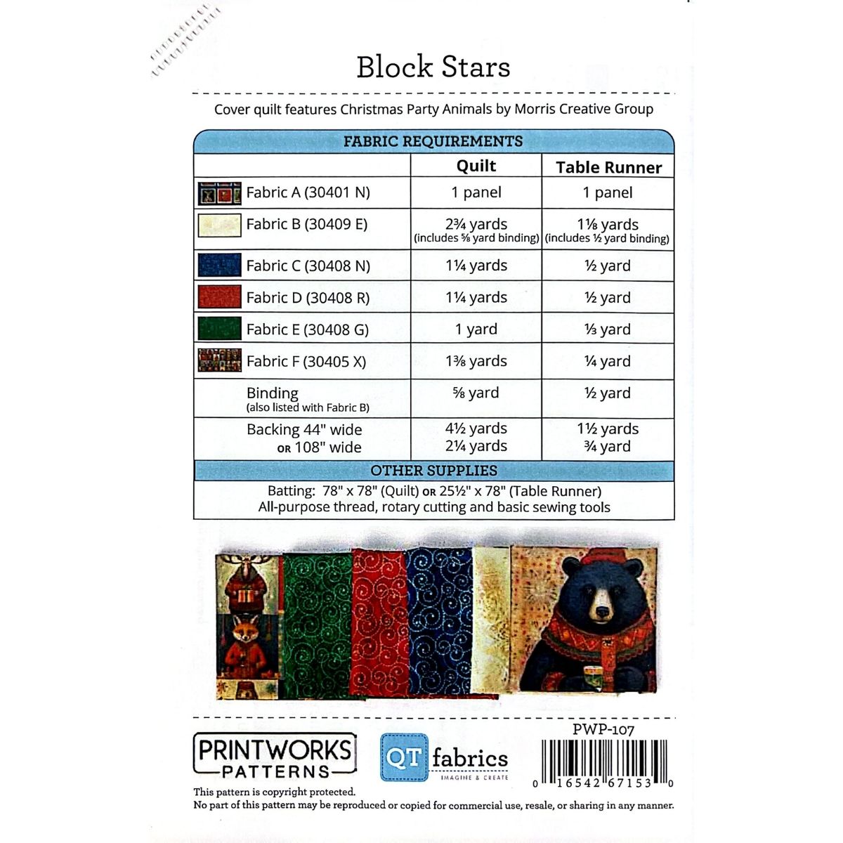 Block Stars quilt pattern by Quilted Joy