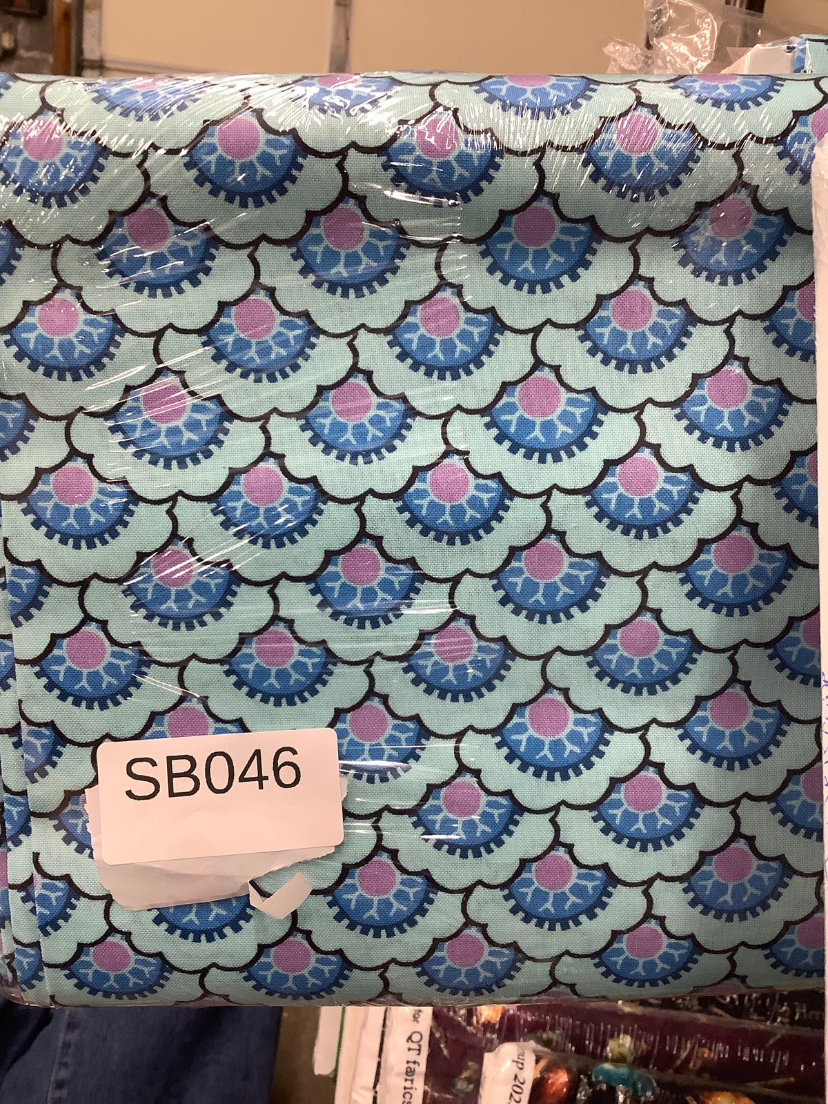 Madeline Mint quilting fabric short bolt 5 yards B