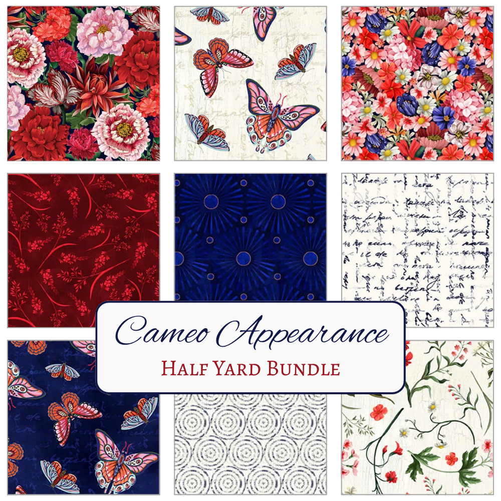 Cameo Appearance Half Yard Bundle - coordinating quilt fabric bundle