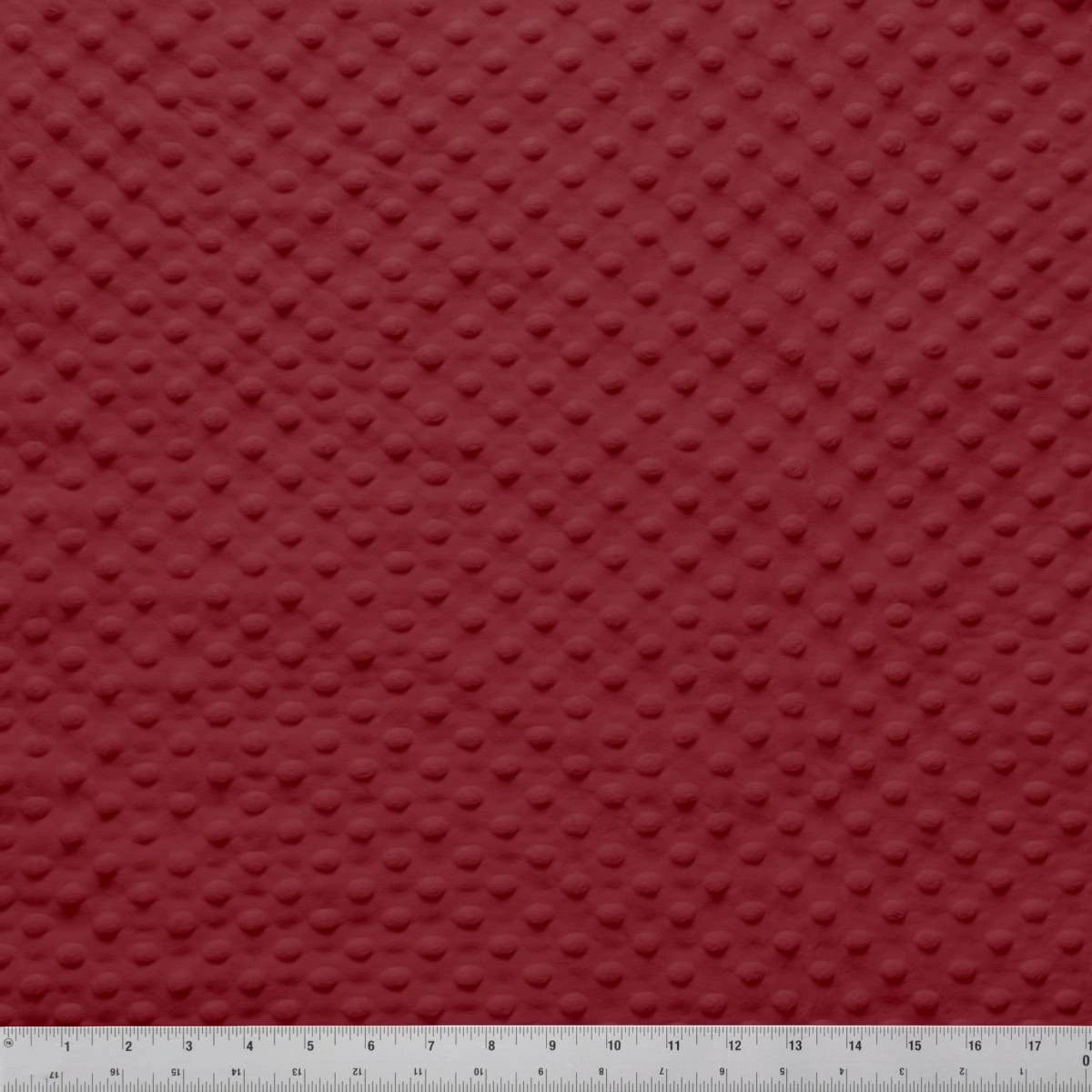Minky Dots Burgundy 60" Wide Quilt Backing Fabric - wide quilt backing fabric for longarm quilting