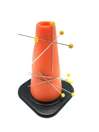 Pin Alert traffic cone pin magnet sewing notion