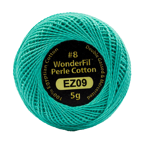 Eleganza Perle Cotton Seafoam Green 9 hand embroidery thread