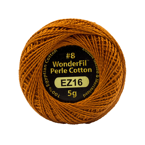Eleganza Perle Cotton Exotic Spice color 16 hand embroidery thread