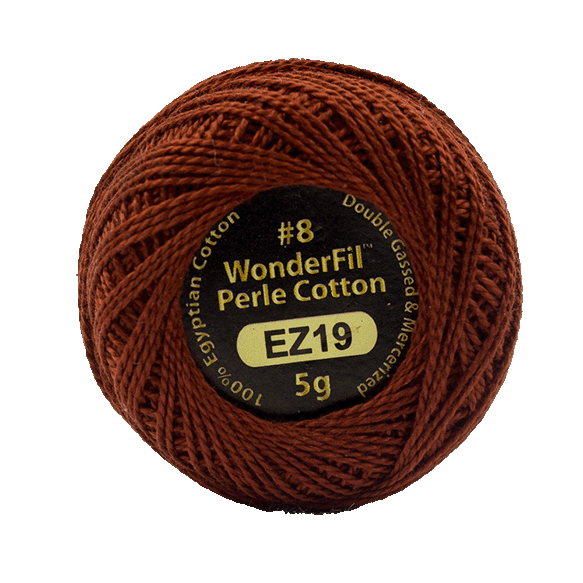 Eleganza Perle Cotton Autumn Leaf 19 hand embroidery thread