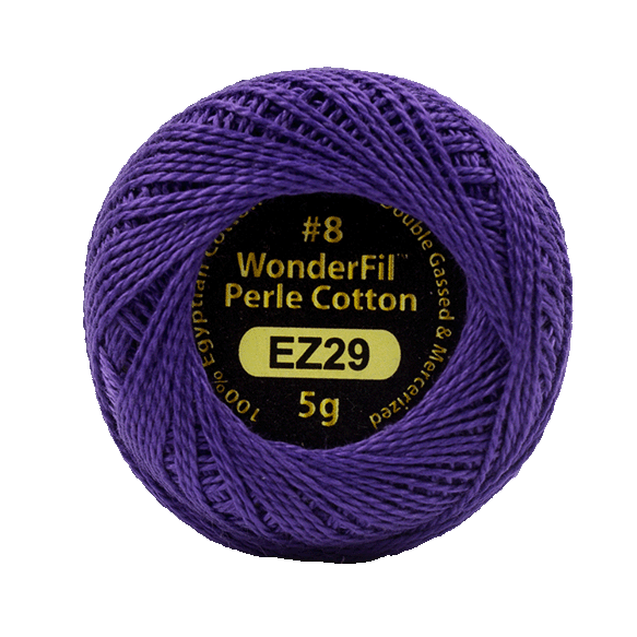 Eleganza Perle Cotton Blueberry Bush 29 hand embroidery thread