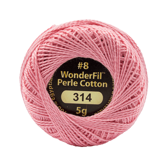 Eleganza Perle Cotton Blushing Apricot 314 hand embroidery thread