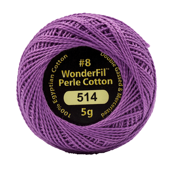 Eleganza Perle Cotton Fragrant Lilac 514 hand embroidery thread