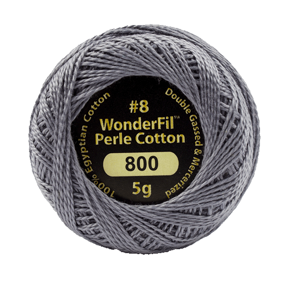 Eleganza Perle Cotton Brewing Storm 800 hand embroidery thread