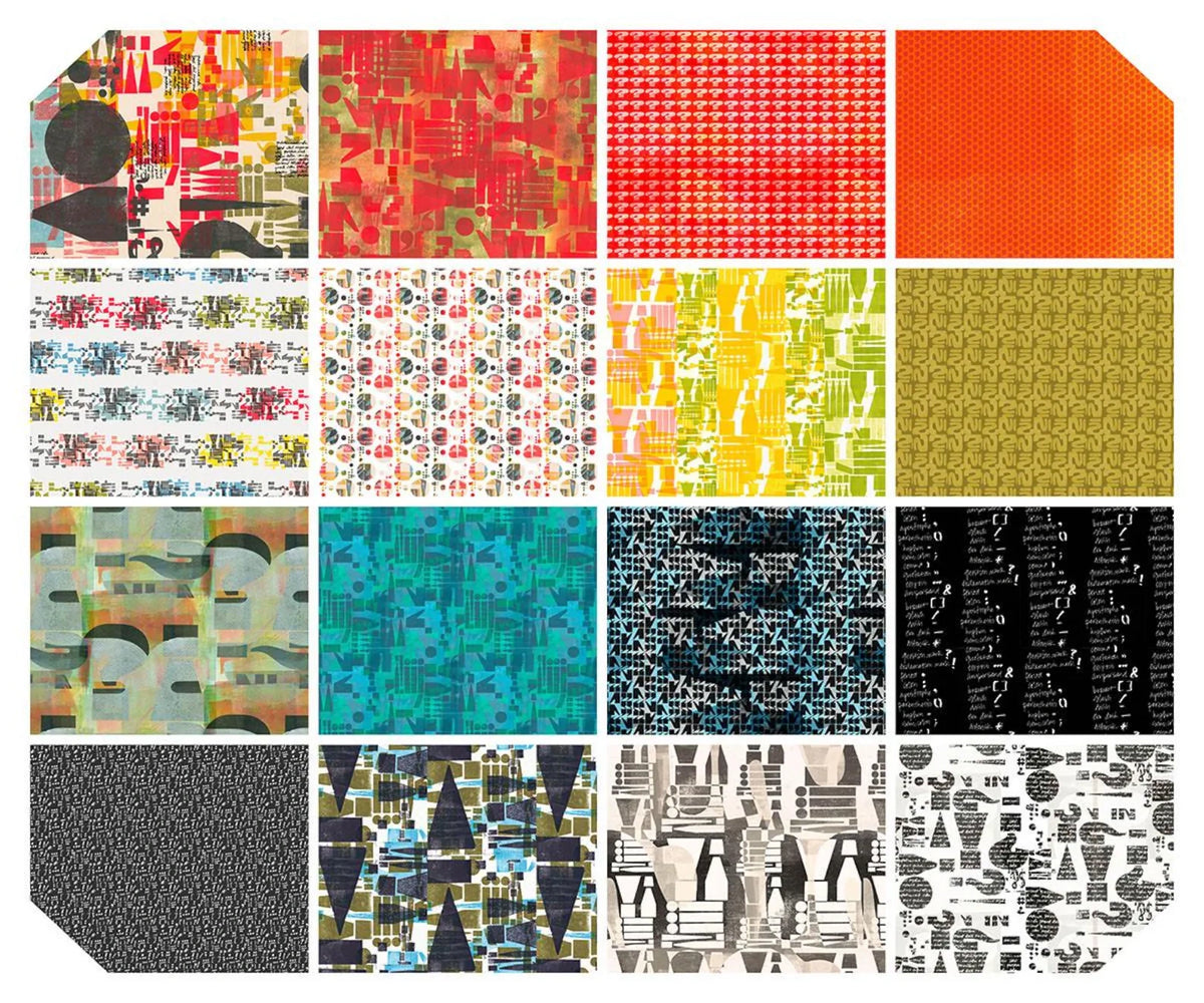 PUNC*T 5" Charm Pack - image 2 - quilting supply from Quilted Joy