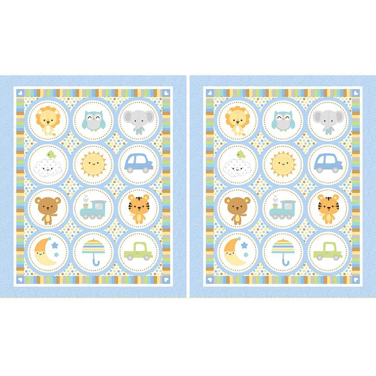 Special Delivery Double Lush Velvet Set of two 36" Panels - image 2 - quilt fabric panel for quilting projects