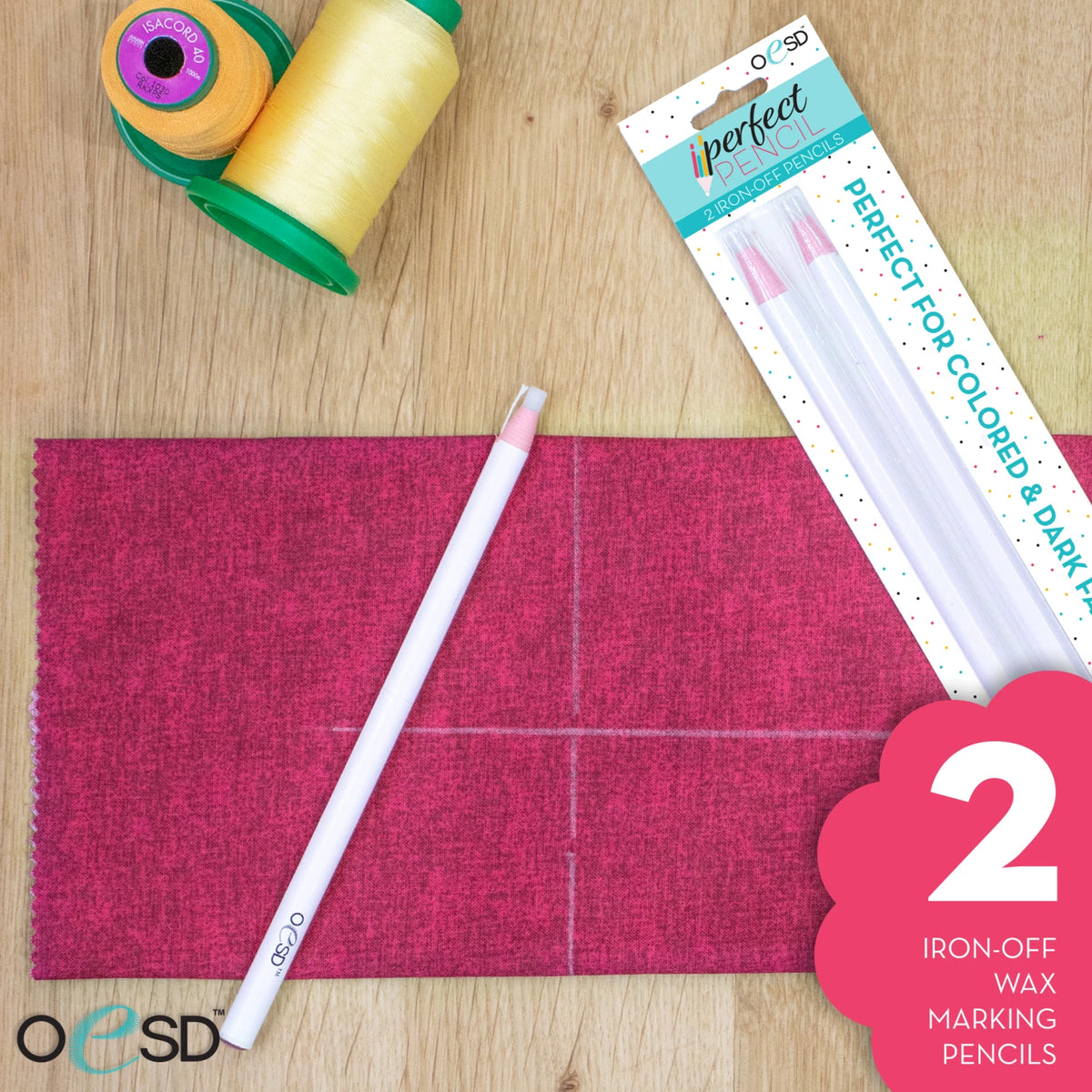 OESD The Perfect Pencil 2pk - image 2 - fabric marking tool for quilting and sewing