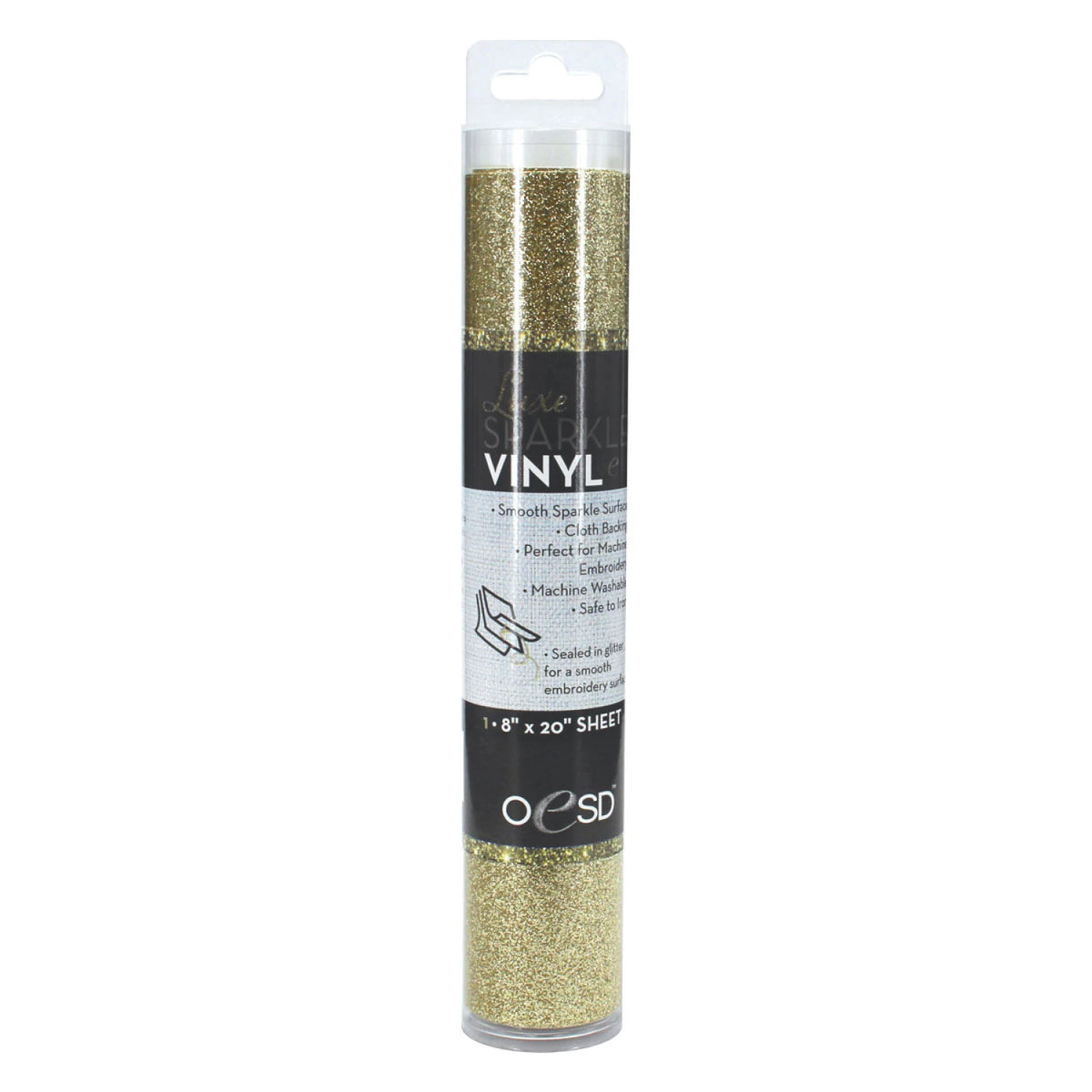 Sparkle Vinyl Gold 8in x 20in