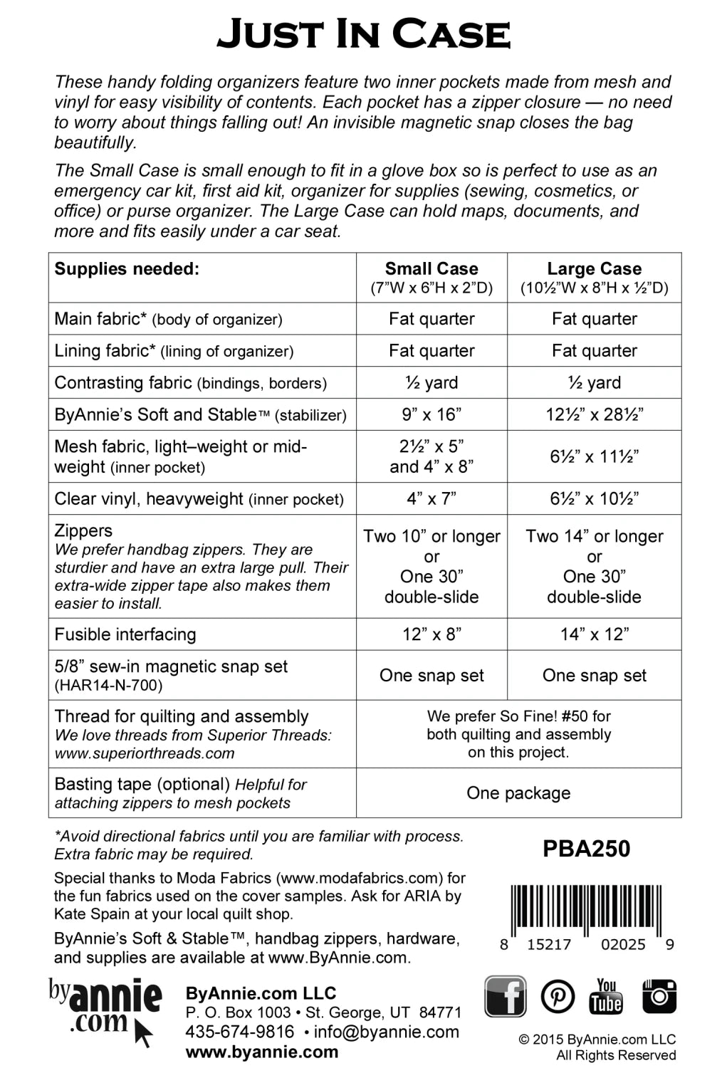 Just In Case Quilt Pattern - image 2 - quilting pattern with step-by-step instructions
