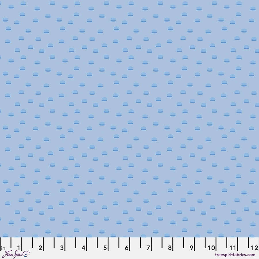 Chromatics Blue Toppers Fabric Yardage - quilt fabric for sewing and quilting projects