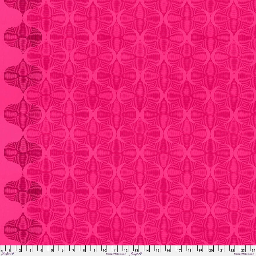 Grace Fuchsia Mindful Fabric Yardage - quilt fabric for sewing and quilting projects