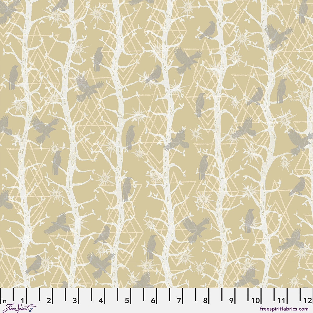 The Wisdom Neutral The View Fabric Yardage - quilt fabric for sewing and quilting projects
