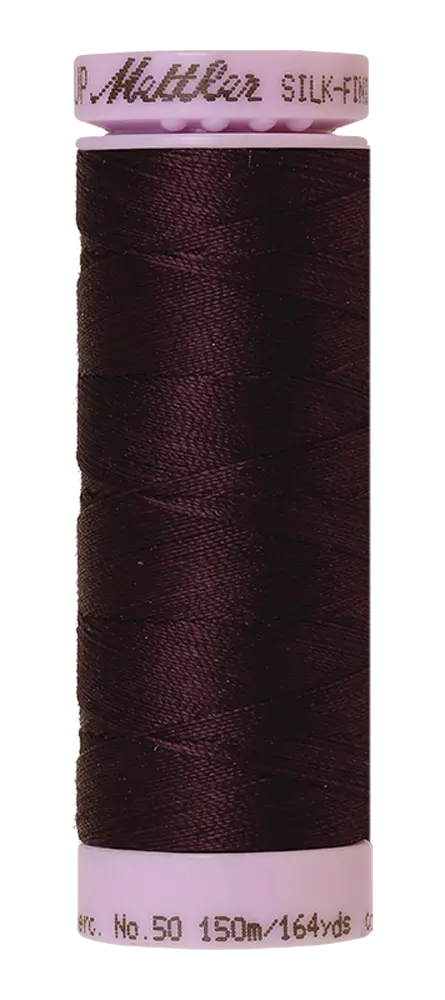 Mettler Cotton Silk Finish 50wt 150m Plum Perfect - quilting supply from Quilted Joy