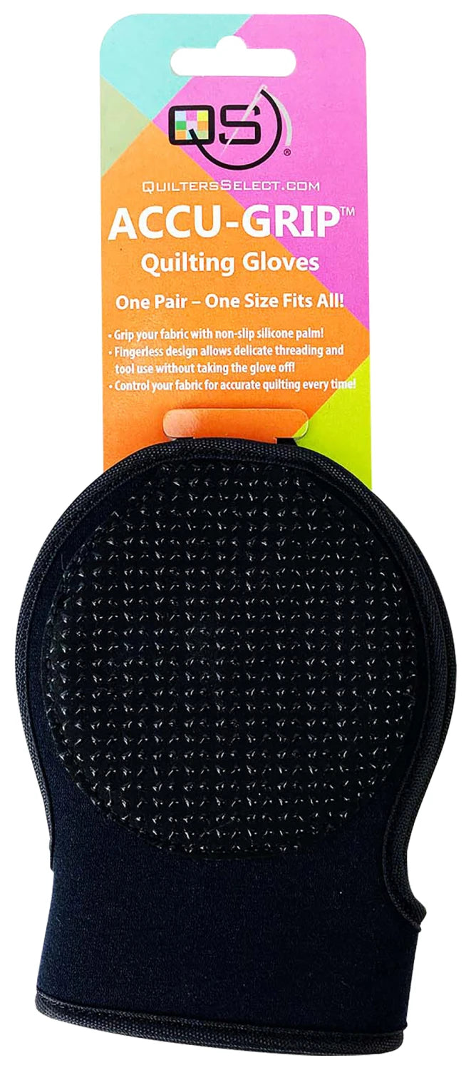 AccuGrip Quilting Gloves - image 2 - machine quilting gloves for grip and comfort