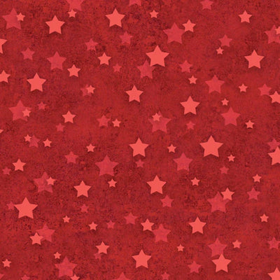 Star Spangled Red 108" Wide Quilt Backing Fabric
