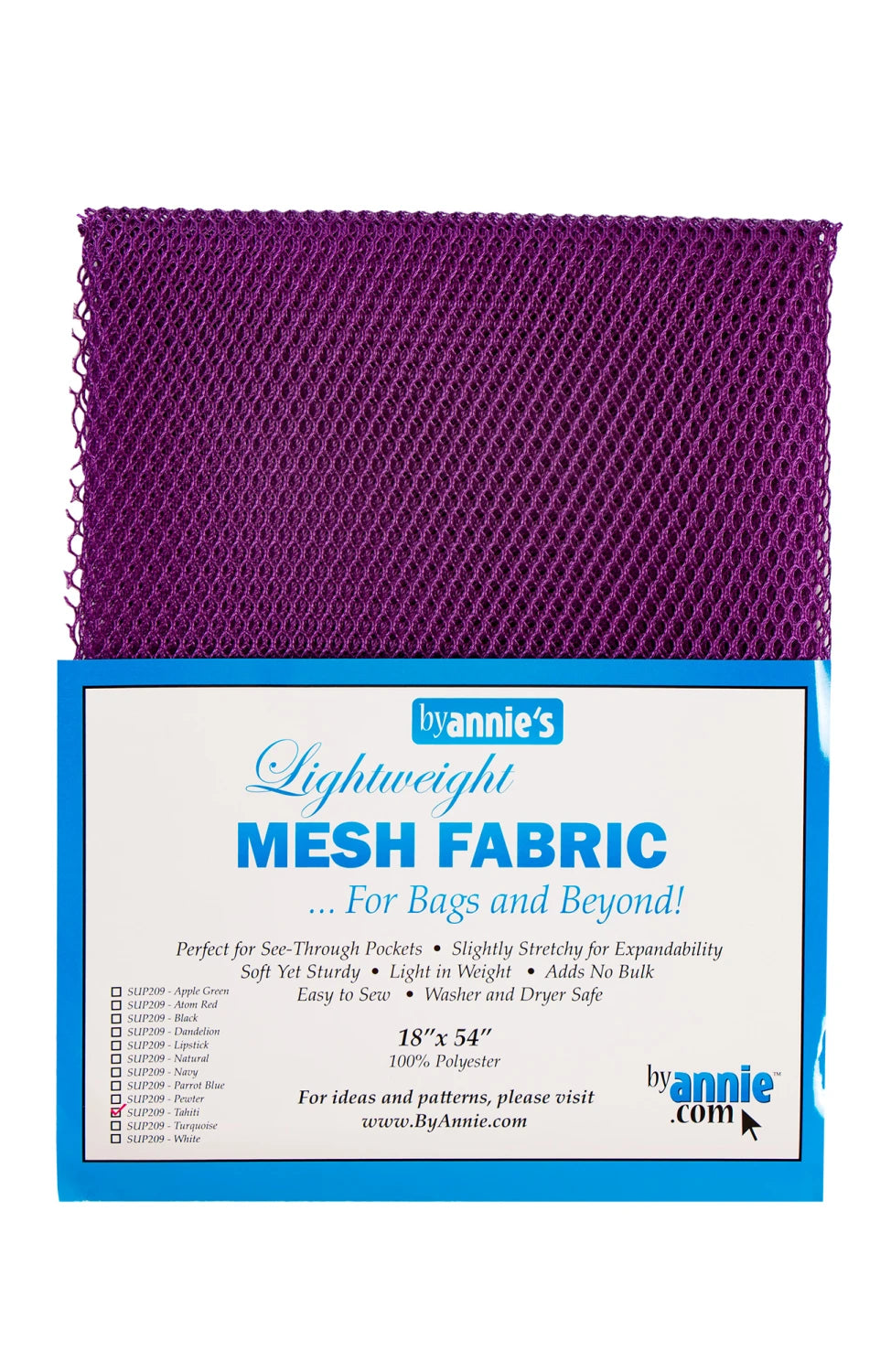 Mesh Lite Weight Tahiti 18in x 54in