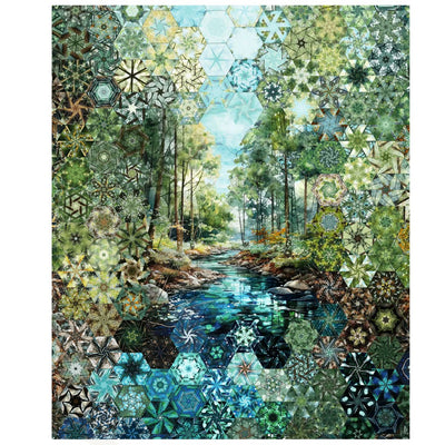 Serenity Springs One Block Wonder Panel Quilt Kit
