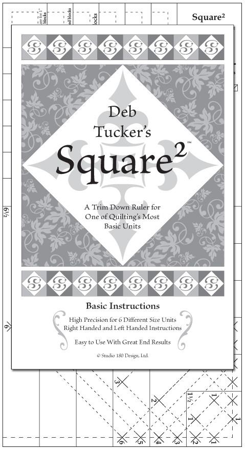 Square Squared Ruler - image 2 - quilting ruler for precision cutting