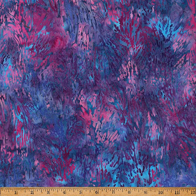 Cotton Candy Dreams Fern Batik Fabric Yardage