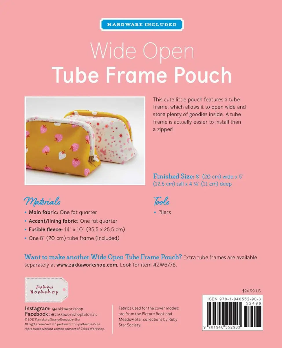 Wide Open Tube Frame Pouch Kit