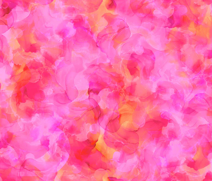 Bitty Backpack Aura Fuchsia 68" x 108" Wide Quilt Fabric - wide quilt backing fabric for longarm quilting