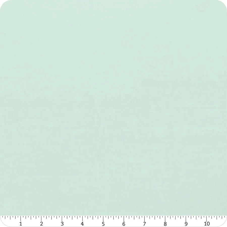 Bella Solids Home Town Sky Junior Layer Cake mint green square detail